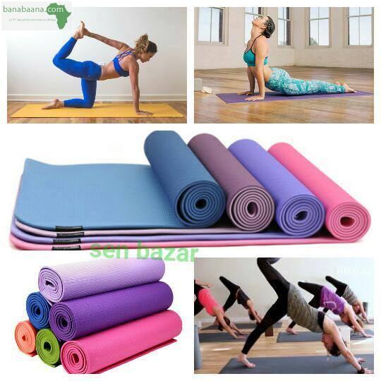 Tapis de Yoga Fitness pas cher Dakar 173CM X 61CM Epaisseur 5mm