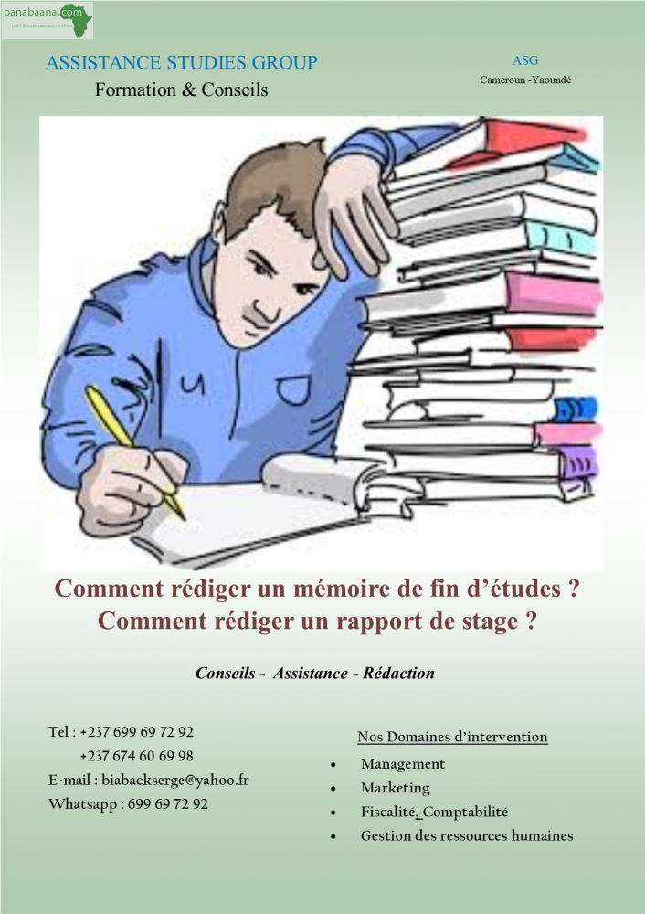 Formations professionnelles Formation et conseils pour rediger un memoire, un rapport de stage