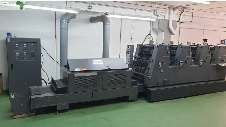 Materiaux Outils Equipements Machine Offset Gto 4 Couleurs Centre Banabaana