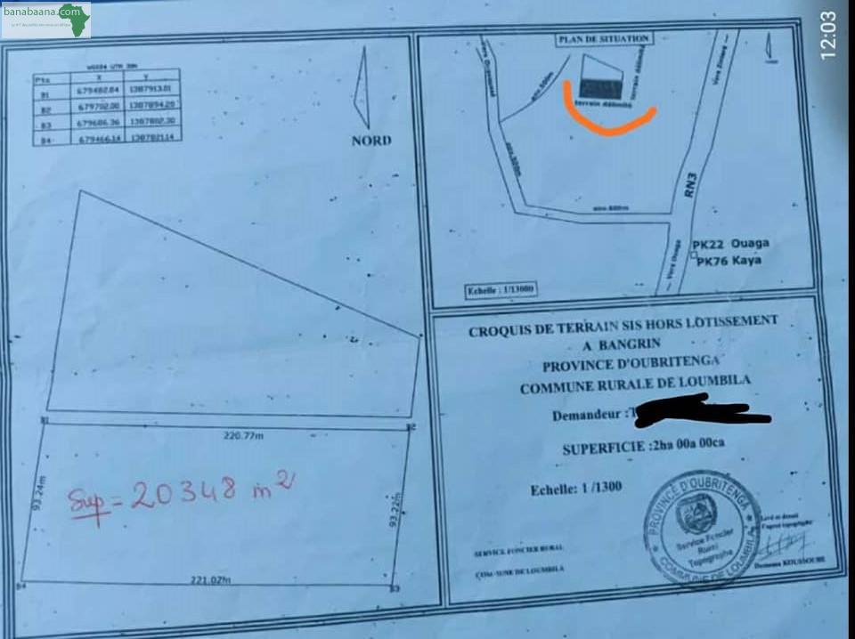 Terrains - Parcelles TERRAIN AVEC TITRE DE PROPRIÉTÉ Centre - Banabaana